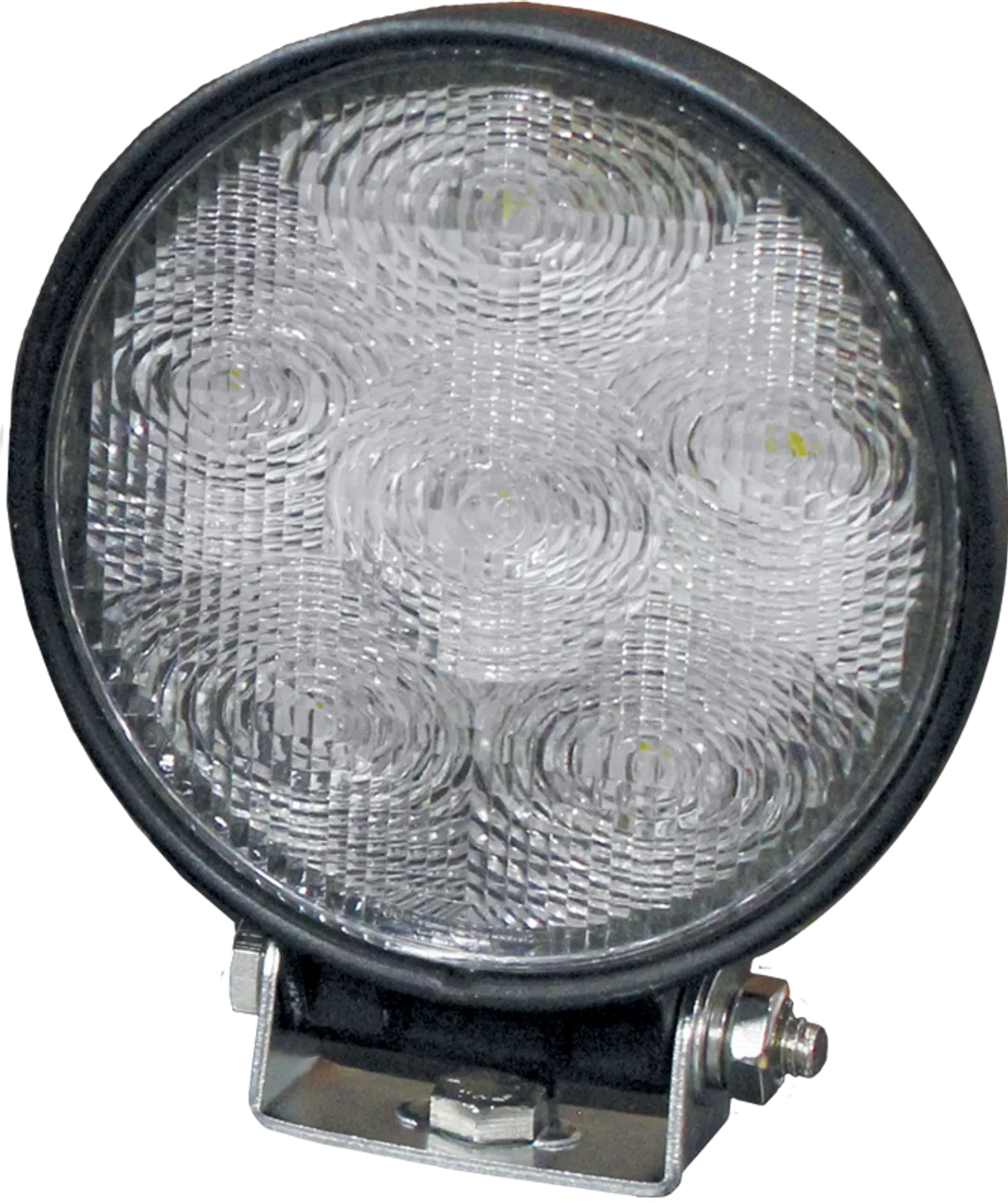 PWLR100 – PHOENIX USA Work Light, 4.6 Inch Round Die Cast Housing Pedestal Mount 18 Watts 6 High-Intensity LED Diodes...